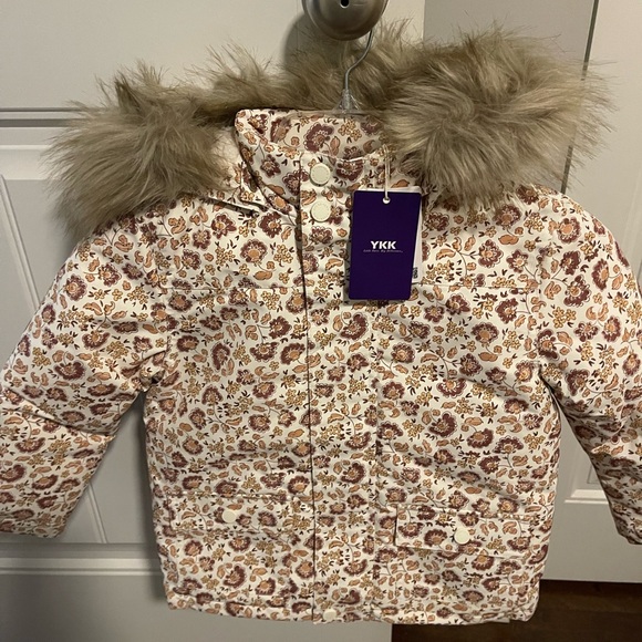 Rylee + Cru Parka Ski Jacket in Magnolia NWT with Removable Hood size 4-5Y - Picture 3 of 12